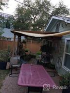 img 1 attached to SUNLAX 12'x12'x12' Grey Triangle Sun Shade Sail - Outdoor Patio 🌞 Pergola Cover with UV Block, Canovas Canopy Shade for Sunshade Sails Covers review by Brent Mosley