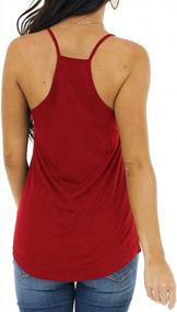 img 3 attached to 🌞 Tobrief Women's Summer Spaghetti Strap Tank Tops - Casual Sleeveless Shirts & Cami Tops