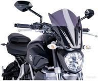 🛡️ enhance your yamaha fz-07 (14'-17') with puig 7016f dark new gen sport shield - medium логотип