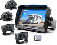 complete backup camera kit for large vehicles: 4 waterproof cameras, night vision and parking lines - by704a logo