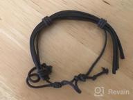 img 1 attached to MJartoria Leather Strands Adjustable Bracelets review by Antonio Liu