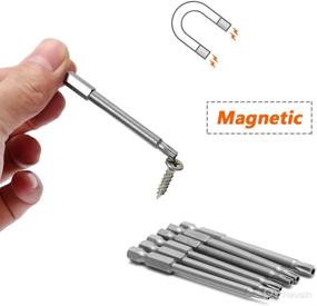 img 1 attached to Mesee Screwdriver Magnetic Security Electric Tools & Equipment