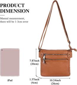 img 2 attached to UBORSE Crossbody Shoulder Leather Satchel Women's Handbags & Wallets and Satchels