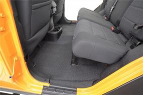 img 1 attached to BedRug BTJK07F2 Jeep Kit Floor Mat 3-Piece Set For 2007-2010 JK 2 Door With Heat Shields Included.