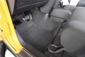 img 3 attached to BedRug BTJK07F2 Jeep Kit Floor Mat 3-Piece Set For 2007-2010 JK 2 Door With Heat Shields Included.