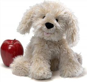 img 1 attached to Очаровательная и привлекательная плюшевая собака GUND Karina Labradoodle Dog в 10,5 дюймах - не совсем белый цвет