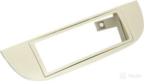 img 1 attached to Scosche FT4275WB Compatible With 2012-15 Fiat 500 DIN Dash Kit Pearl White