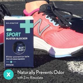 img 2 attached to Solemates Anti-Friction Balm - Blister Blocker For Chafing Relief, Natural & Unscented, Long Lasting Protection, Cruelty Free & Hypoallergenic Sport Formula
