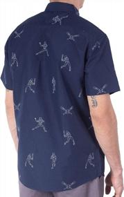 img 2 attached to Men'S Printed Short Sleeve Button Down Shirts - 45+ Unique Designs In Size Small To 4XL