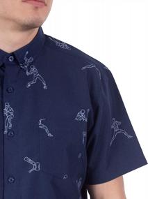 img 3 attached to Men'S Printed Short Sleeve Button Down Shirts - 45+ Unique Designs In Size Small To 4XL
