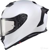 scorpion exo-r1 air street helmet 🔍 - matte pearl white (2xl) - enhance seo logo