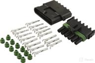 🔌 allstar performance weather pack individual connector kit (6-wire) логотип