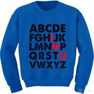 ❤️ valentine's day toddler kids t-shirts: abc alphabet shirts for boys and girls логотип