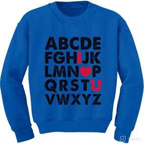 img 4 attached to ❤️ Valentine's Day Toddler Kids T-Shirts: ABC Alphabet Shirts for Boys and Girls