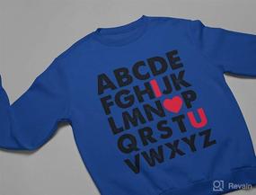 img 2 attached to ❤️ Valentine's Day Toddler Kids T-Shirts: ABC Alphabet Shirts for Boys and Girls