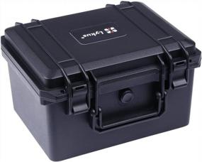 img 4 attached to Lykus HC-2520 Waterproof Hard Case With Foam, Interior Size 9.8X7.5X6.1 Inch, Suitable For Pistol,Microphone,Recorder,And More