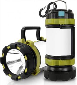 img 4 attached to Wsky T2000 LED Camping Lantern Rechargeable - Best High Lumen Light Flashlight with 6 Modes and Power Bank Capacity - Ideal for Camping, Outdoor Activities, Hurricane & Emergency Situations