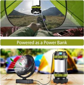 img 1 attached to Wsky T2000 LED Camping Lantern Rechargeable - Best High Lumen Light Flashlight with 6 Modes and Power Bank Capacity - Ideal for Camping, Outdoor Activities, Hurricane & Emergency Situations