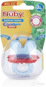 img 2 attached to Nuby Chewbies Teether - Silicone Teething Toy in Assorted Colors