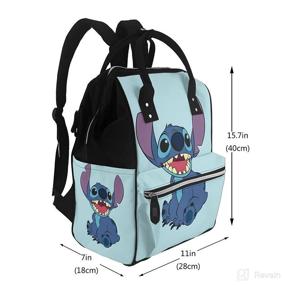 img 3 attached to 🎒 Stylish Diaper Bag Backpack - Cute Baby Bags for Boys and Girls - Travel Back Pack for Mom and Dad - Maternity Nappy Bags