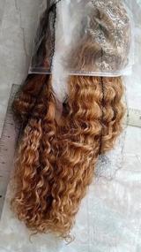 img 8 attached to BLY Lace Front Wigs Human Hair Pre Plucked 180% Density 22 Inch Straight 13X4 T Part Lace Frontal Wigs For Black Women Knots Bleached Natural Color