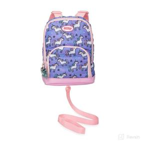 img 2 attached to 🦄 Nuby Quilted Mini Backpack: Unicorn Design with Safety Harness and Detachable Tether