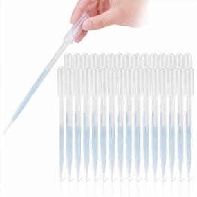 img 4 attached to 50-Pack Graduated Pipettes For Precise Essential Oil Transfer With Moveland 5ML Droppers