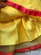 img 1 attached to Girl'S Elastic Waist Backless Princess Dress Costume By ReliBeauty review by Eric Montgomery