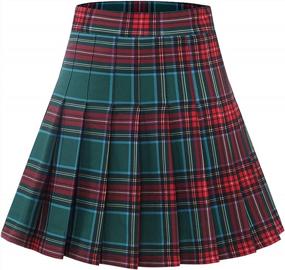 img 4 attached to MUADRESS Women'S High-Waist Flared Skater Skirt: Perfect For Summer Casual Wear