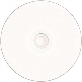img 1 attached to 100 Pack Smartbuy Blank DVD+RW 4X 4.7GB 120Min White Inkjet Hub Printable Rewritable DVD Media Disc