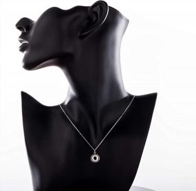 img 2 attached to Stylish 32-Model Sterling Silver Pendant Necklace With 16"+2" Extender For Women