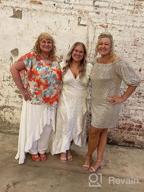 img 1 attached to Miessial Women'S Summer Chiffon Polka Dot V Neck Ruffle Maxi Beach Wrap Dress review by Tiarik Gonzalez