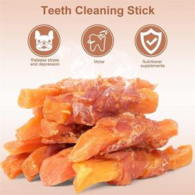 img 1 attached to Chicken And Sweet Potato Dog Treats By Pawant - Ideal For Puppy Training, Rawhide-Free And 0.5Lb/227G In Weight