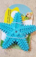 img 1 attached to Potaroma Dog Chew Toy, Starfish Shaped Interactive Puppy Squeaky Toys , Durable And Tough Dog Teeth Cleaning Toy Perfect Dental Care For Small Medium Large Breeds review by Abunsefer Chongbang