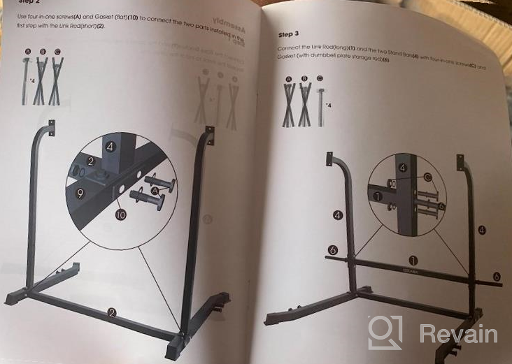 img 1 attached to Maximize Your Home Gym With CDCASA'S Adjustable Power Squat Rack Cage And Multi-Function Power Tower review by Darryl Montagna