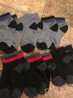 img 1 attached to adidas Kids-Boy's/Girl's Blocked Linear High Quarter Socks - 6 Pack review by Lakshmi Pennington