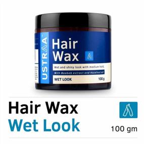 img 2 attached to Get A Perfect Wet Look With Ustraa Styling Wax - Enriched With Beeswax, Boabab & Hazelnut Oil - Non-Greasy Formulation - Sulphate & Paraben-Free - 3.5 Oz