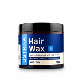img 4 attached to Get A Perfect Wet Look With Ustraa Styling Wax - Enriched With Beeswax, Boabab & Hazelnut Oil - Non-Greasy Formulation - Sulphate & Paraben-Free - 3.5 Oz