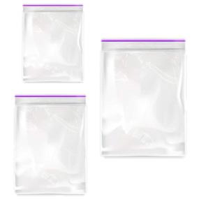 img 4 attached to 💎 300 PCS Small Bags for Jewelry - 2 Mil Clear Reclosable Poly Zipper Bags | Multiple Sizes for Pills, Vitamins