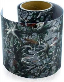 img 4 attached to Transform Your Gear With Realistic Deer Skull Camouflage Print Vinyl Wrap Film: Durable, Bubble-Free, 6"X7' Roll For All Your Outdoor Needs