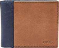 👔 fossil mens rfid bifold wallet: a stylish and secure organizer for men's accessories logo