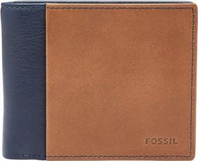 img 4 attached to 👔 Fossil Mens RFID Bifold Wallet: A Stylish and Secure Organizer for Men's Accessories