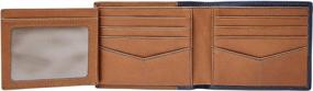 img 2 attached to 👔 Fossil Mens RFID Bifold Wallet: A Stylish and Secure Organizer for Men's Accessories