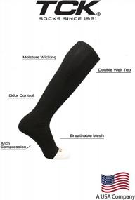 img 1 attached to Softball And Baseball Tube Socks By TCK Prosport For Optimal Performance