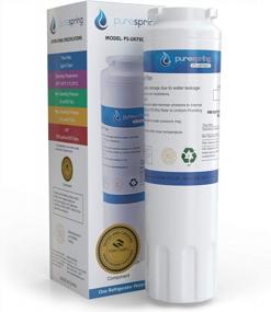 img 4 attached to PureSpring NSF42 & NSF372 Certified Refrigerator Water Filter Compatible With KitchenAid 67003523, 67003523-750, 4396395, Viking RWFFR, Maytag UKF8001, Kenmore 46-9006, WRX735SDHZ (1 Pk)