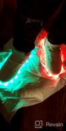 img 1 attached to Wajin LED Light Up Shoes: High Top Sneakers for Kids - 👟 USB Charging, Flashing Luminous Design - Perfect Gift for Boys, Girls & Toddlers review by Justin Ott