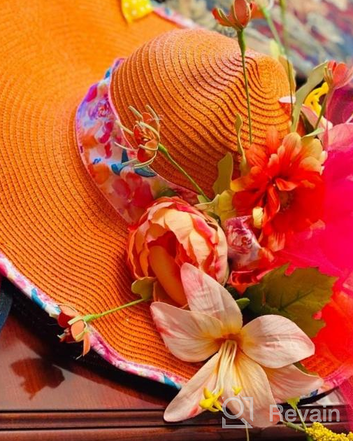 img 1 attached to Stay Chic And Protected: Women'S Foldable Floppy Straw Hat - Perfect For Summer Beach Days! review by Brian Hrdlicka