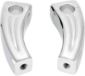 img 1 attached to 🏍️ INNOGLOW Motorcycle Handlebar Risers for HONDA YAMAHA V-Star Road Star KAWASAKI SUZUKI HARLEY DAVIDSON CRUISERS CHOPPERS - Custom 1 Inch Bars Grips Billet with 4.5-inch Pullback