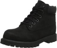 👞 premium waterproof k black nubuck boys' shoes by timberland at boots логотип