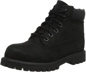 img 4 attached to 👞 Premium Waterproof K Black Nubuck Boys' Shoes by Timberland at Boots